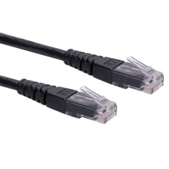 ROLINE Cat6 UTP Patch Cord Black - High-Performance Network Cable 21.15.0928